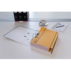 Oxford Trennblatt A4 mit Perforation, aus 250 g Manilakarton (RC), gelb