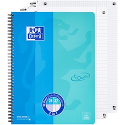 OXFORD Touch Duo-Collegeblock A4+ L.28 (48 Blatt) + L. 27 (32 Blatt)