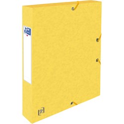 Oxford Sammelbox TOP FILE+, A4, Rückenbreite 40mm, 425 g/m² Karton, gelb