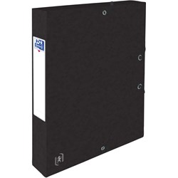 Oxford Sammelbox TOP FILE+, A4, Rückenbreite 40mm, 425 g/m² Karton, schwarz