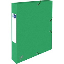 Oxford Sammelbox TOP FILE+, A4, Rückenbreite 40mm, 425 g/m² Karton, grün