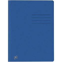 Oxford Schnellhefter TOP FILE+, A4, 390 g Karton, für ca. 200 DIN A4-Blätter, blau