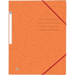 Oxford Eckspannmappe TOP FILE+, A4, 390 g/m² Karton, orange