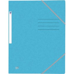 Oxford Eckspannmappe TOP FILE+, A4, 390 g/m² Karton, hellblau