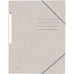 Oxford Eckspannmappe TOP FILE+, A4, 390 g/m² Karton, beige