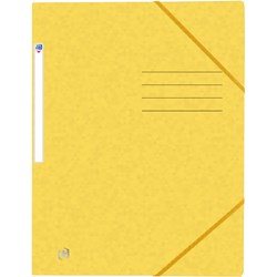Oxford Eckspannmappe TOP FILE+, A4, 390 g/m² Karton, gelb
