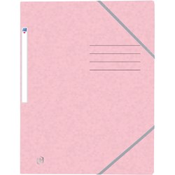 Oxford Eckspannmappe TOP FILE+, A4, 390 g/m² Karton, pastell rosa