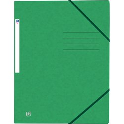 Oxford Eckspannmappe TOP FILE+, A4, 390 g/m² Karton, grün