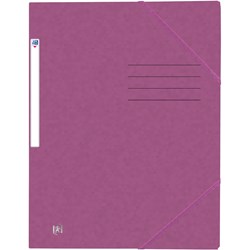 Oxford Eckspannmappe TOP FILE+, A4, 390 g/m² Karton, violett