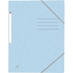 Oxford Eckspannmappe TOP FILE+, A4, 390 g/m² Karton, pastell blau