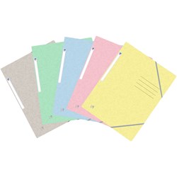 Oxford Top File + A4 Eckspannermappe sortiert pastell, 25er Pack