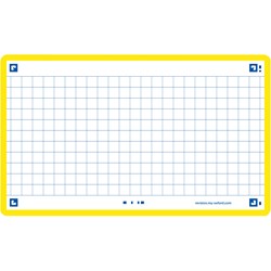 Oxford Flash 2.0, 75x125mm, 80 Blatt, kariert, gelb