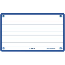 Oxford Flash 2.0, 75x125mm, 80 Blatt, liniert, marineblau