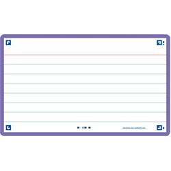 Oxford Flash 2.0, 75x125mm, 80 Blatt, liniert, violett