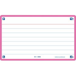 Oxford Flash 2.0, 75x125mm, 80 Blatt, liniert, fuchsia