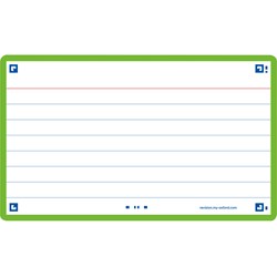 Oxford Flash 2.0, 75x125mm, 80 Blatt, liniert, grün