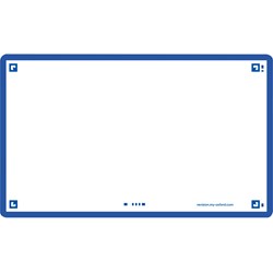 Oxford Flash 2.0, 75x125mm, 80 Blatt, blanko, marineblau