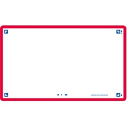 Oxford Flash 2.0, 75x125mm, 80 Blatt, blanko, rot