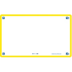 Oxford Flash 2.0, 75x125mm, 80 Blatt, blanko, gelb