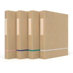 Oxford Touareg Ringbuch A4, 40mm, 4 Ringe, sortiert, 14er Pack