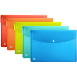 Oxford URBAN Brieftaschen, DIN A5, PP, transluzent, sortiert, 5er Pack