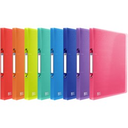 Oxford URBAN Ringbuch, DIN A4, Rückenbreite 20 mm, 2 Ringe, PP, transluzent, sortiert, 10er Pack