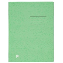 Oxford Schnellhefter TOP FILE+, A4, aus 390 g/m² Karton, für ca. 200 DIN A4-Blätter, mit aufgedrucktem Beschriftungsfeld auf Vorder- und Rückseite, für kaufm. oder Amtsheftung, pastell grün