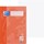 27 - liniert mit Rand links und rechts - koralle