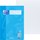 28 - kariert mit Rand links und rechts - blau
